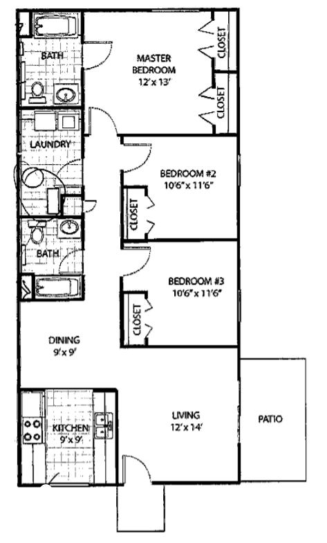 Unit 2208 2208 floor plan